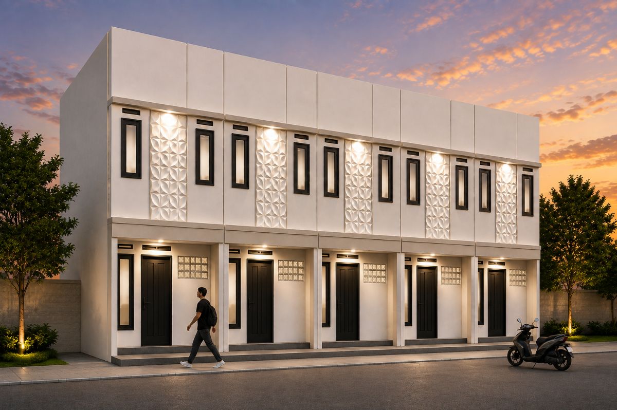 Desain Rumah Semi Cluster